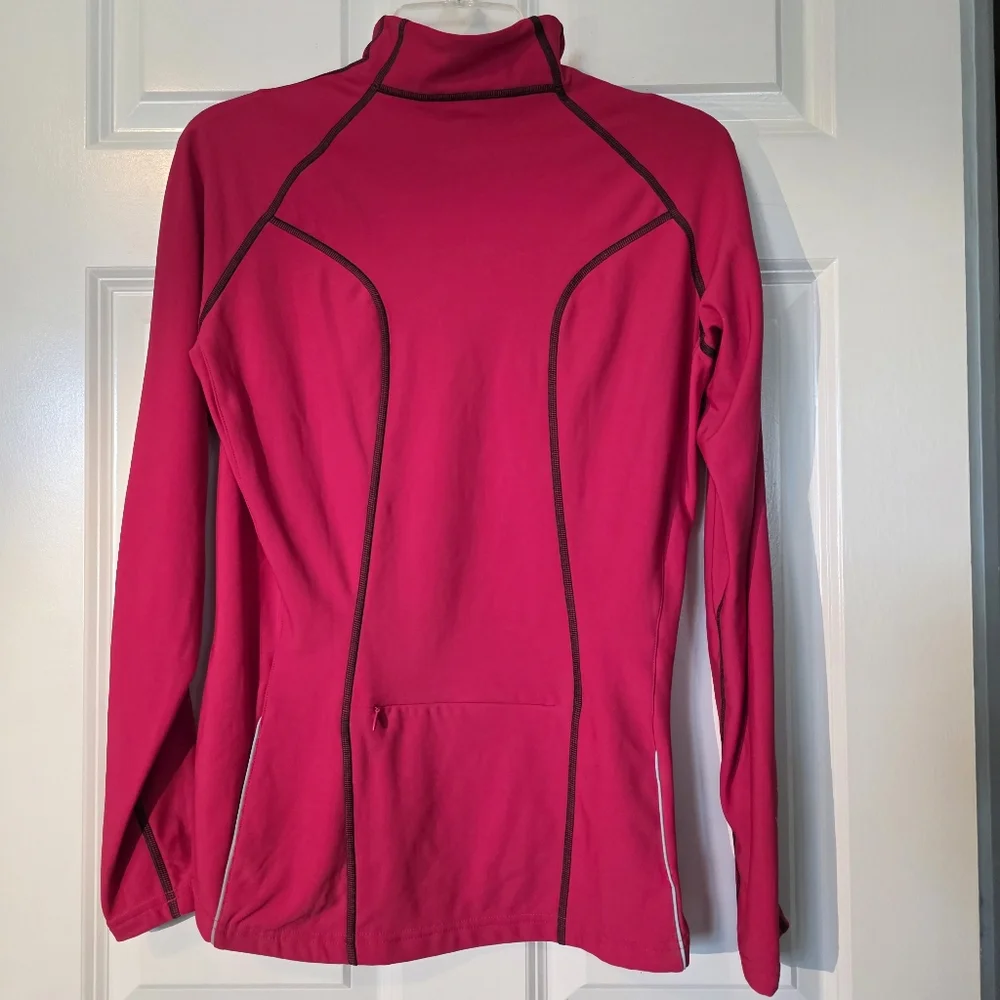 Gore Active Bike Wear Quarter Zip Long Sleeve Cycling Jacket Performance L EUC